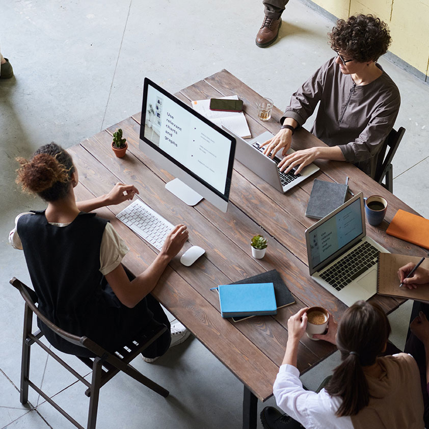 Team of People Working